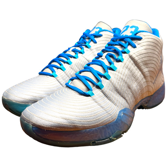 Air Jordan. 29 XX9 Playoff Home Men's 12.5 White Grey Blue Shoes Basketball - Picture 3 of 16